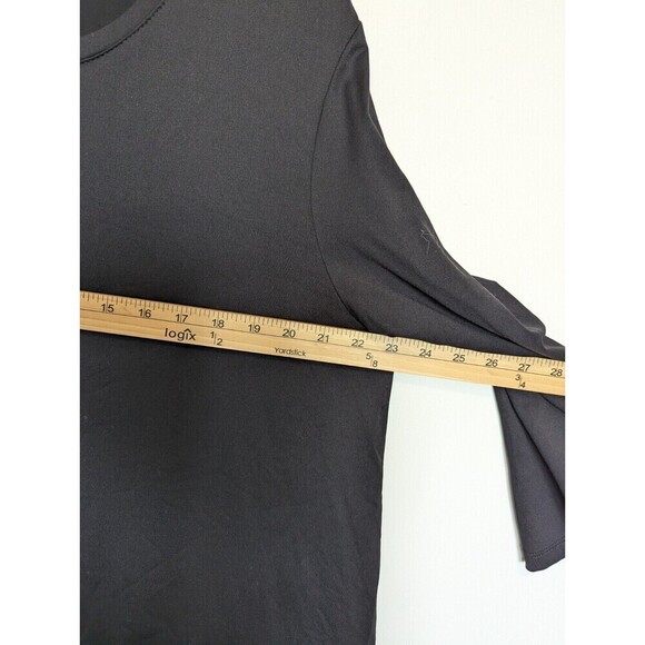 Iridium Top Womens Size L Black‎ Long Sleeve Tee Soft Comfort Stretch Minimalist - Picture 9 of 10